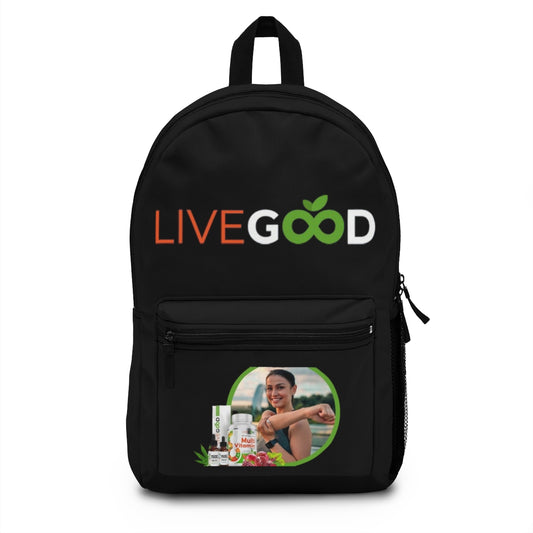 Versatile black LiveGood backpack!