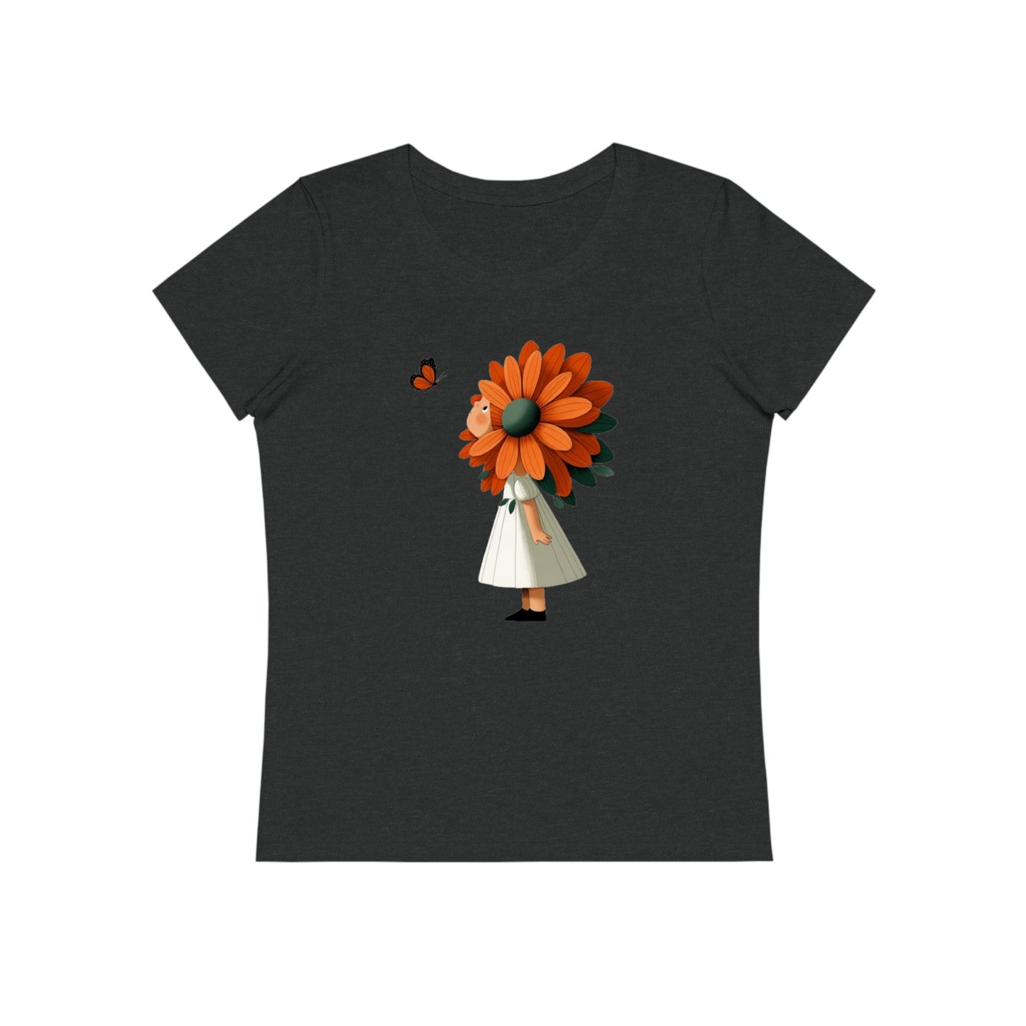 Girl Flower Women T-Shirt