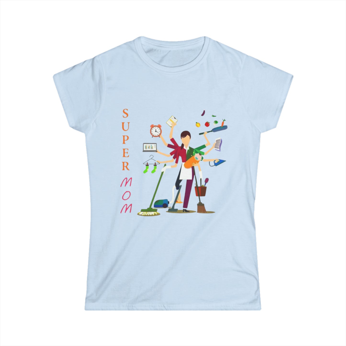 Super Mom - Women's Softstyle Tee