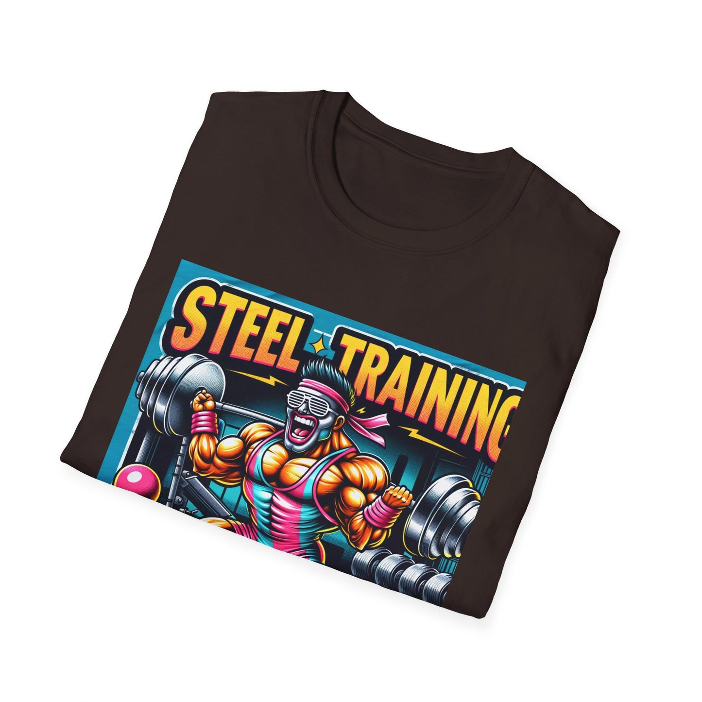 Steel Training T-Shirt/Gym Fitness&Aerobic/Steel Workouts (A0005-ST)