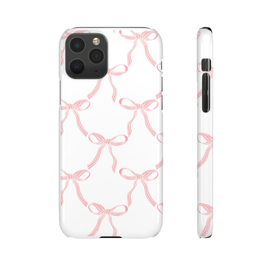 Snap Cases - Pink Bows