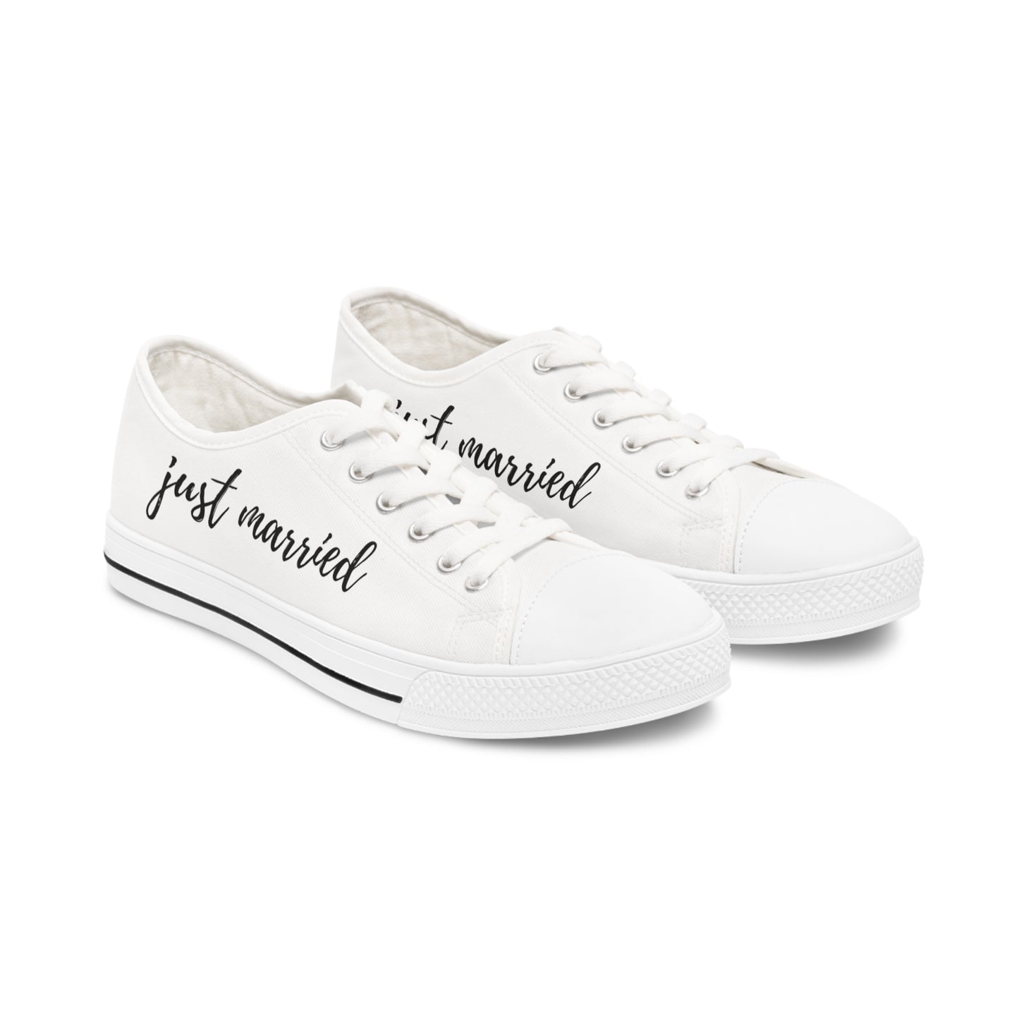 Just Married Women's Low Top Sneakers