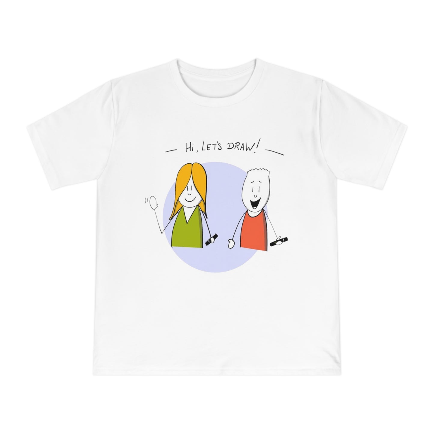 'Lets Draw' Unisex Classic Jersey T-shirt