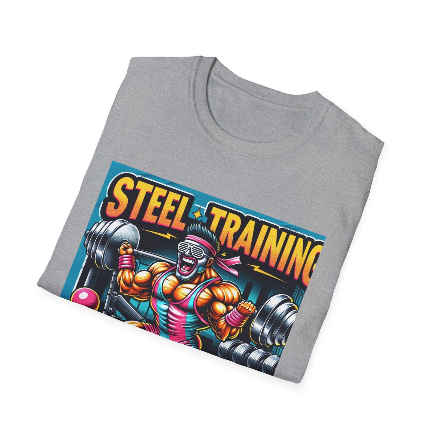 Steel Training T-Shirt/Gym Fitness&Aerobic/Steel Workouts (A0005-ST)