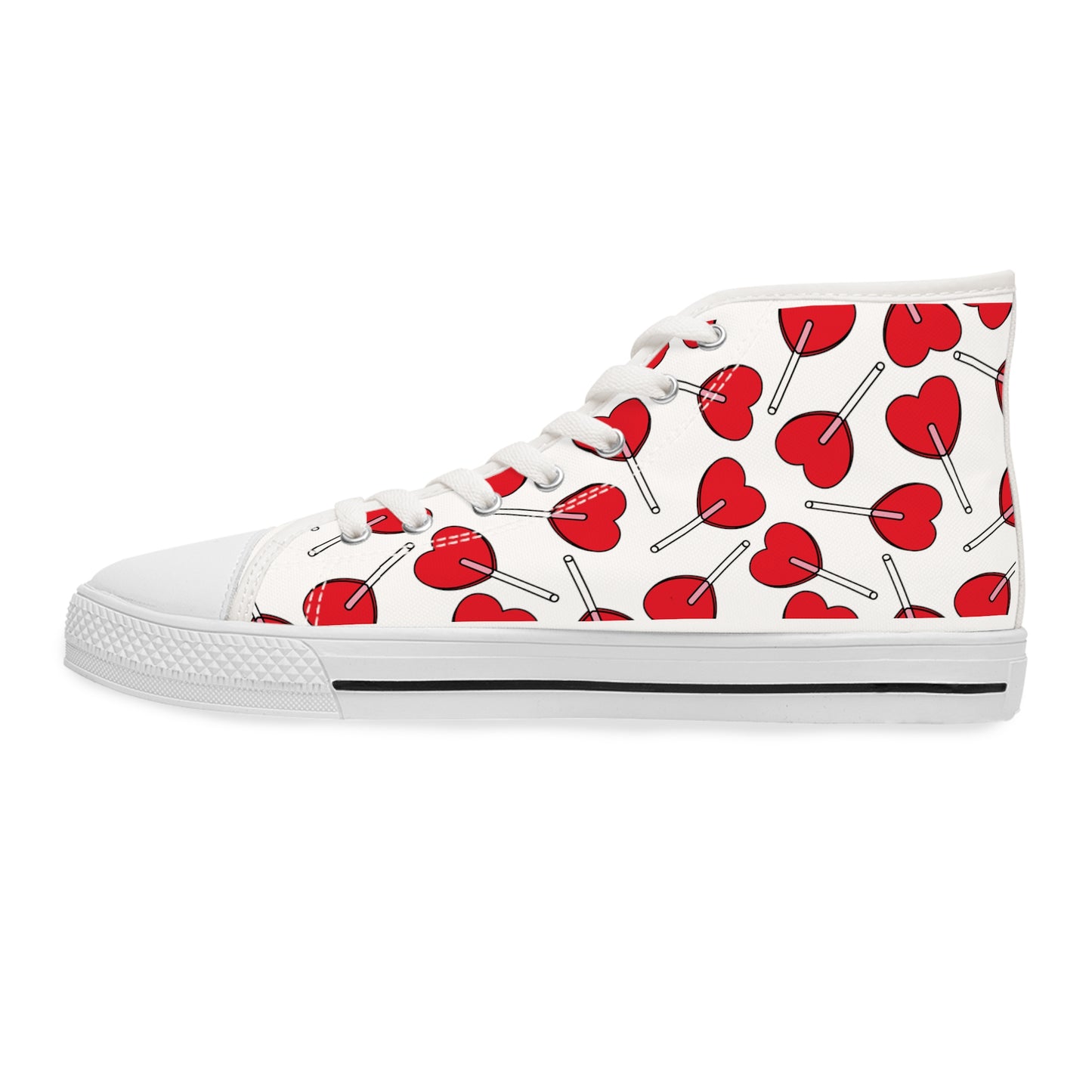 Heart Melt Women's High Top Sneakers