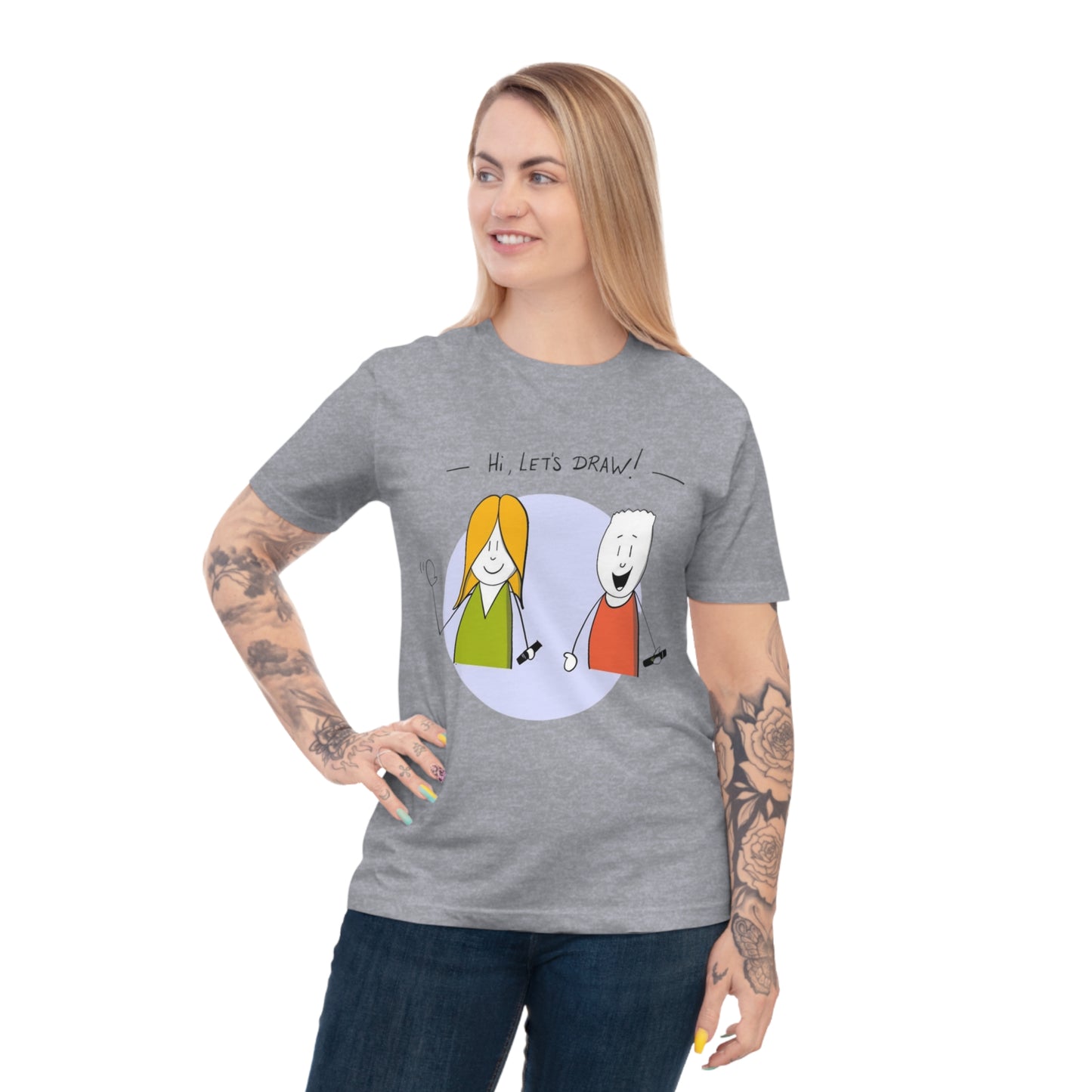 'Lets Draw' Unisex Classic Jersey T-shirt