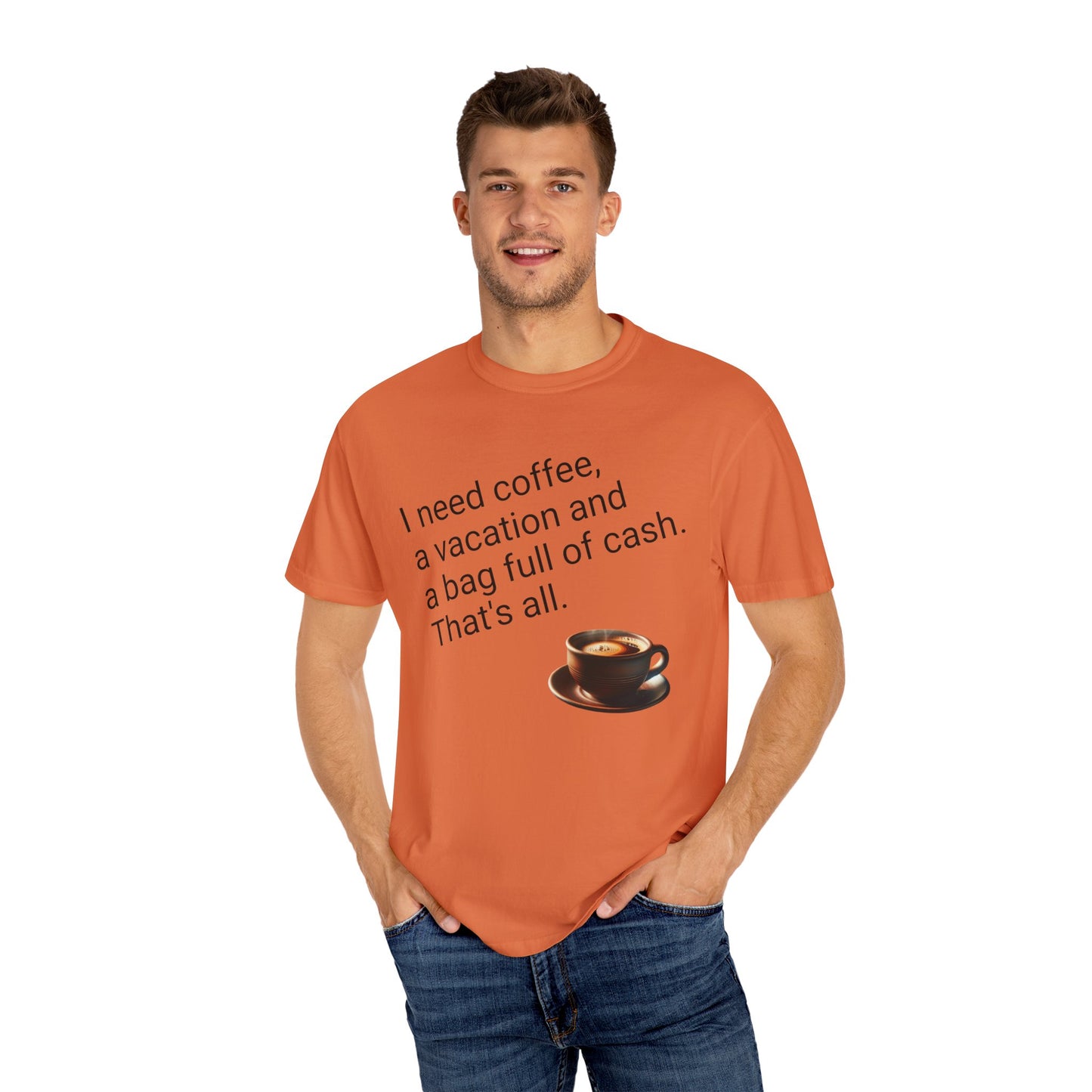 Coffee Lover Unisex Garment-Dyed T-shirt