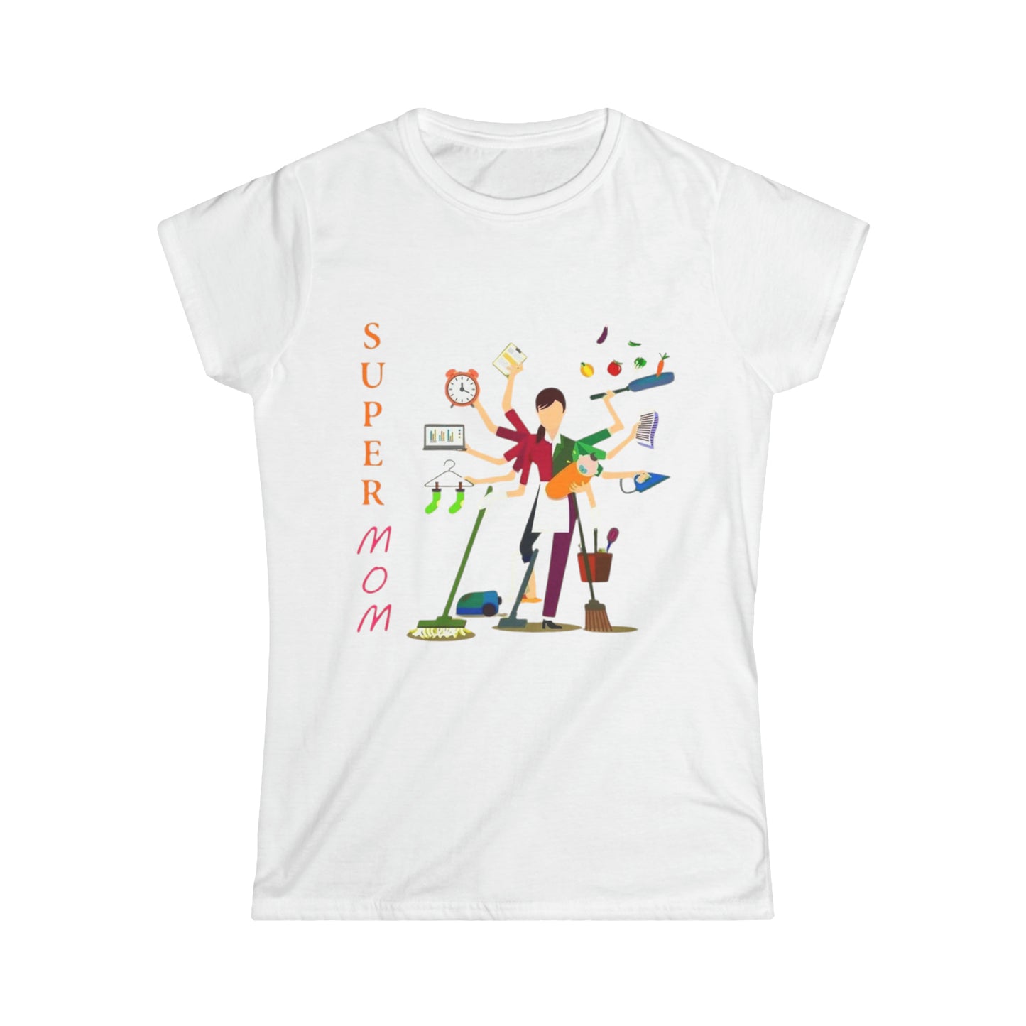 Super Mom - Women's Softstyle Tee