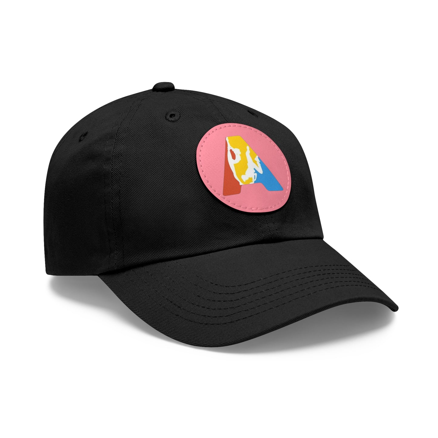 Mom&Dad Hat with Leather Patch (Round - logo imprimat) - Academia Campionilor suporter