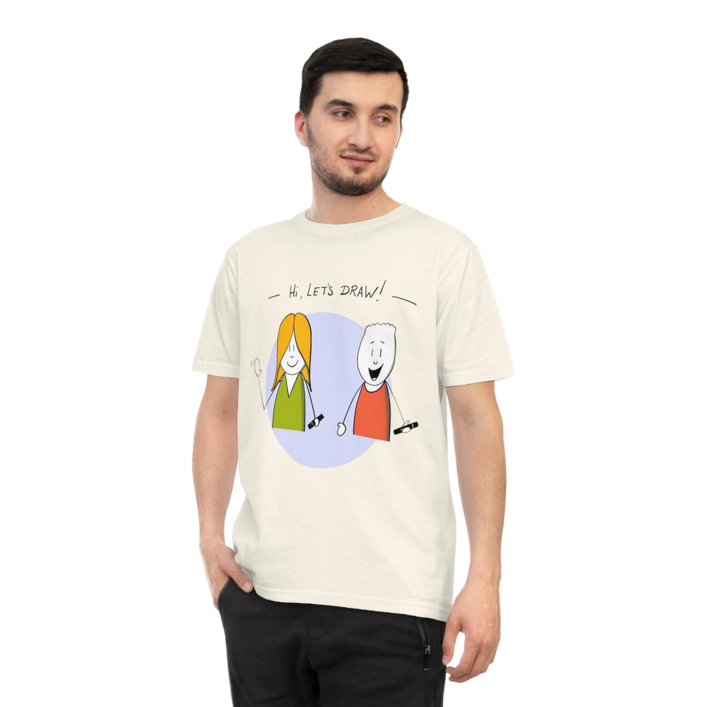 'Lets Draw' Unisex Classic Jersey T-shirt