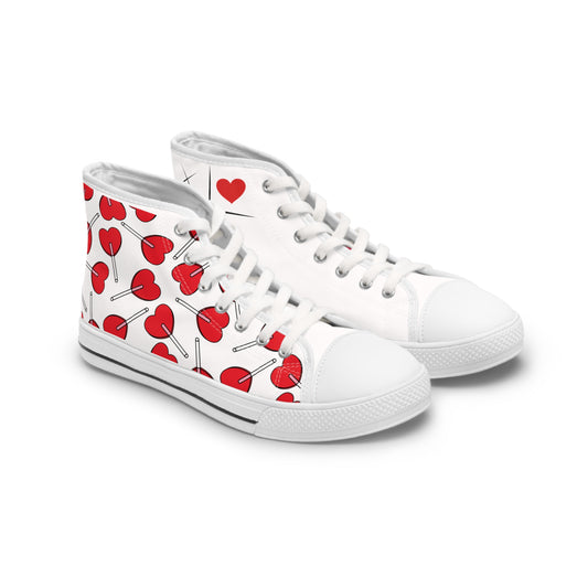 Heart Melt Women's High Top Sneakers