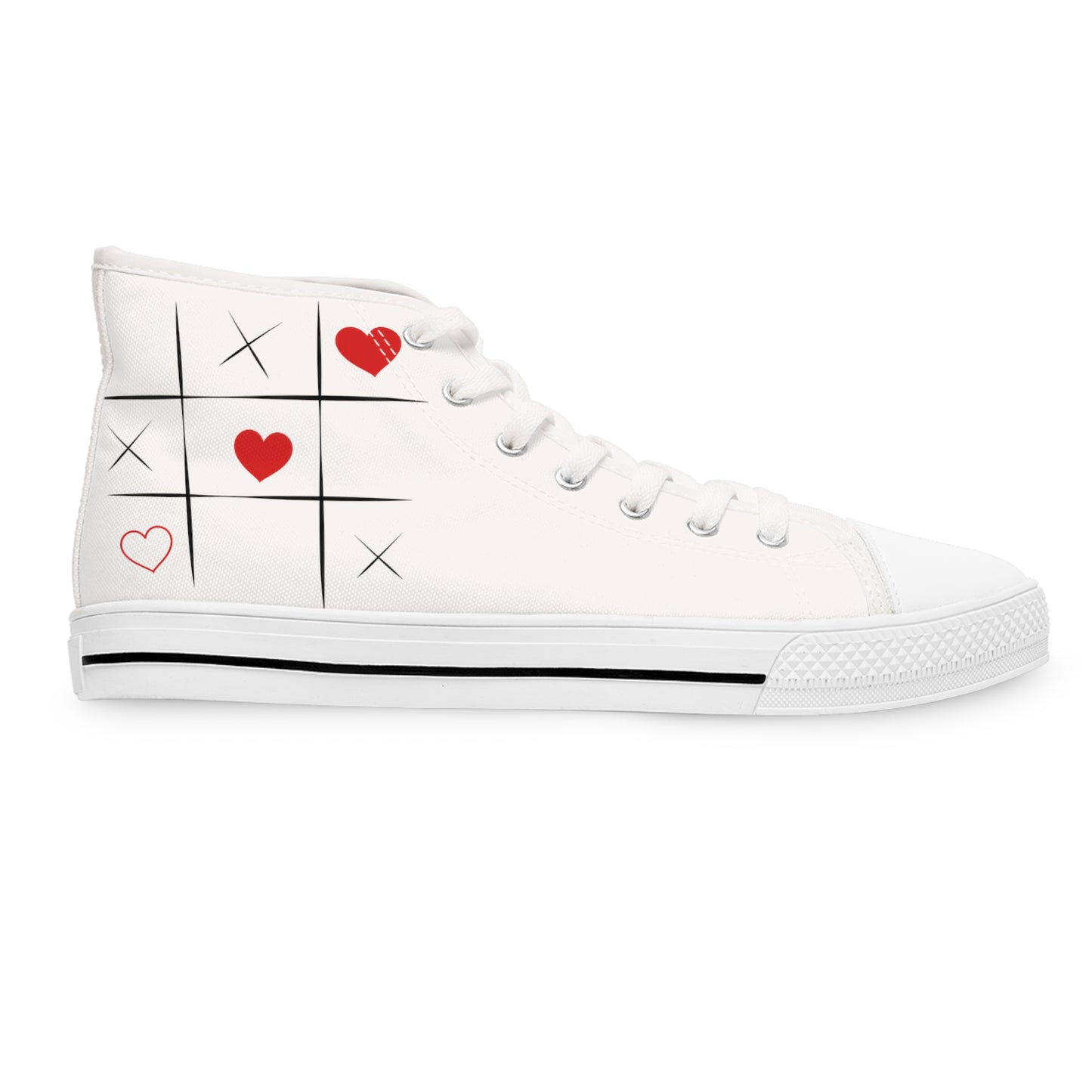 Heart Melt Women's High Top Sneakers