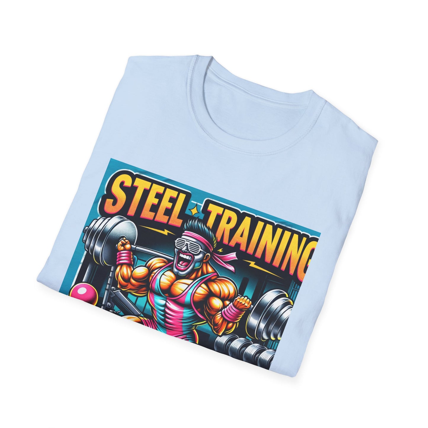 Steel Training T-Shirt/Gym Fitness&Aerobic/Steel Workouts (A0005-ST)