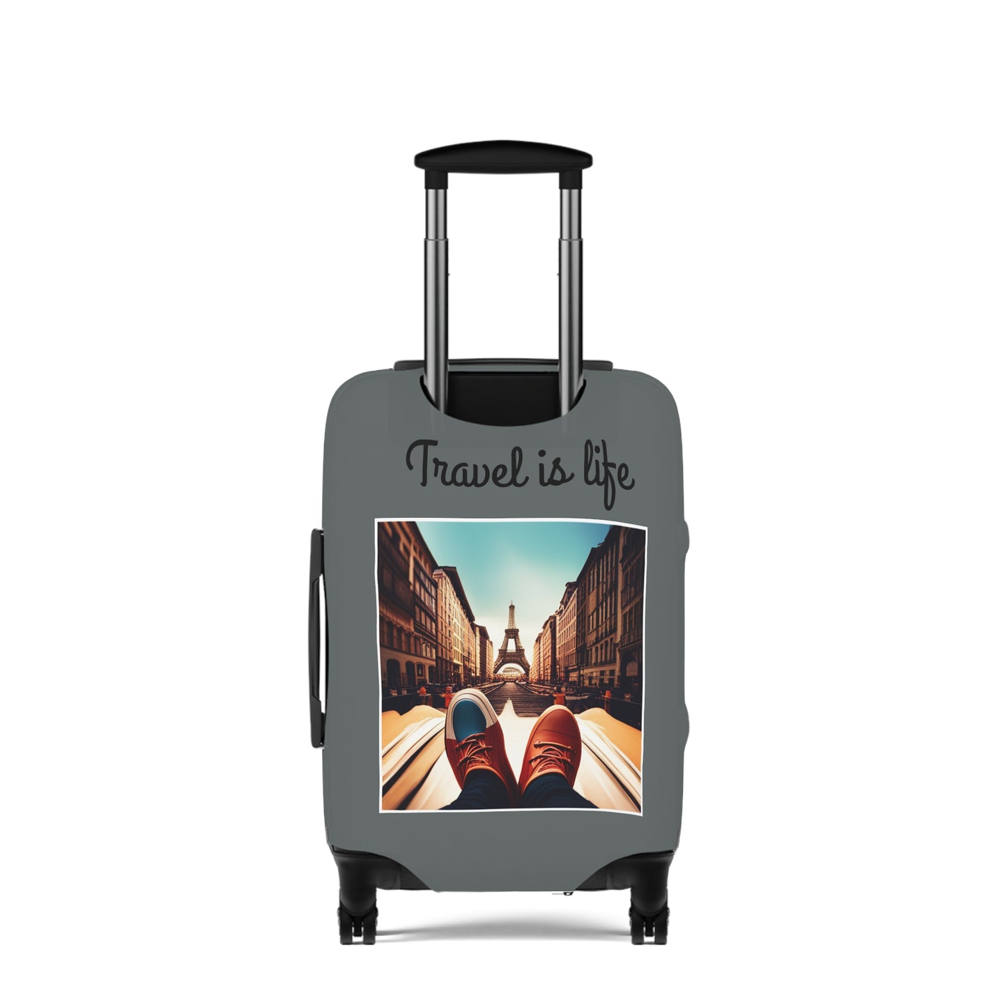 Travel addicted  Luggage Cover