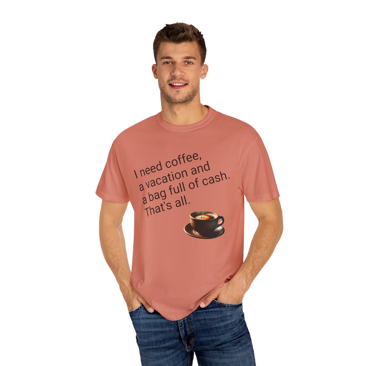 Coffee Lover Unisex Garment-Dyed T-shirt