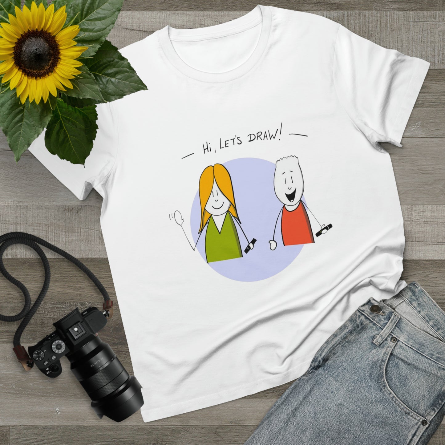 Let's Draw - Women’s Tee (LT-001 for AU, NZ market)