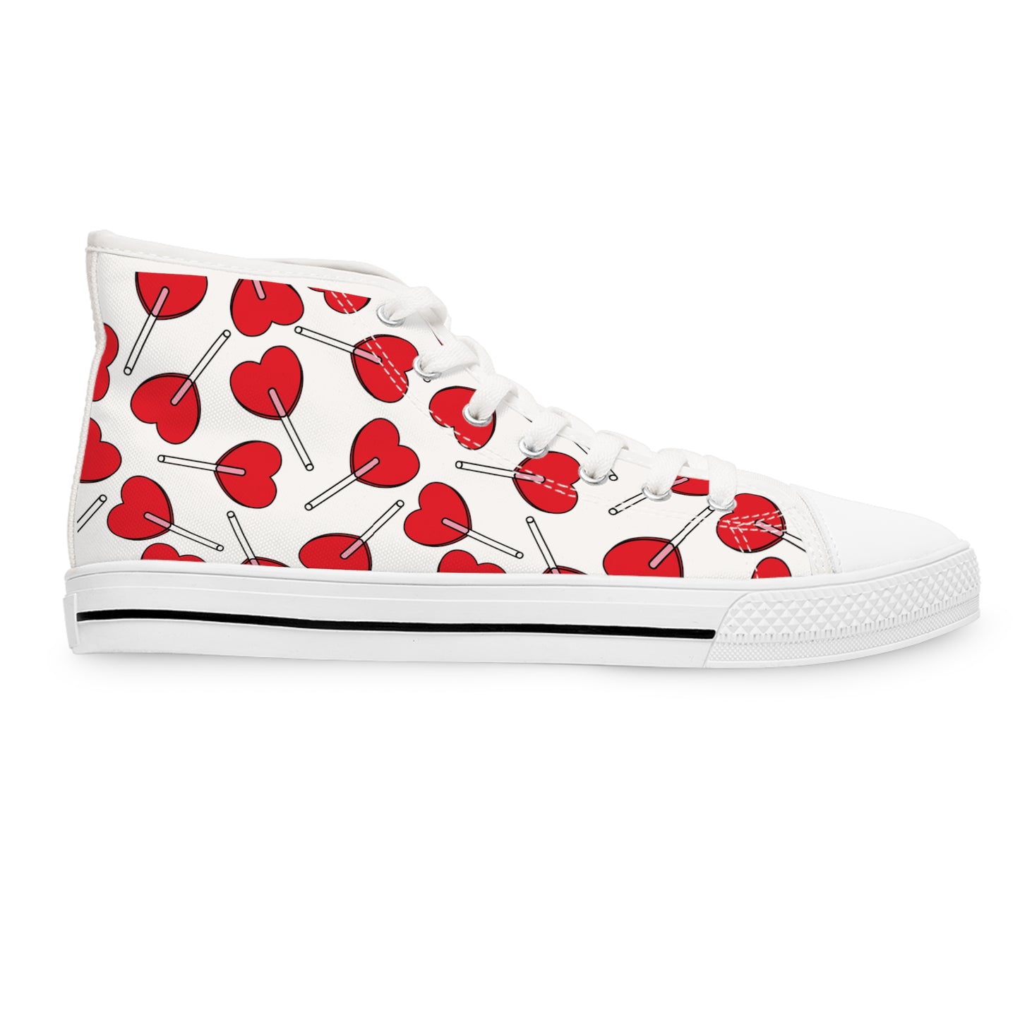 Heart Melt Women's High Top Sneakers