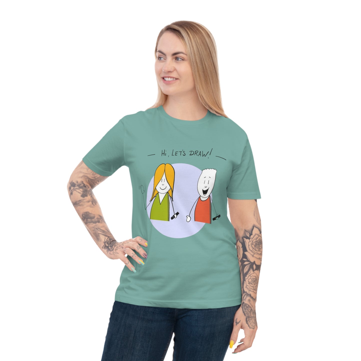 'Lets Draw' Unisex Classic Jersey T-shirt