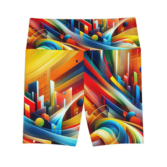 Dali - Women's Workout Shorts (AOP, US Market)