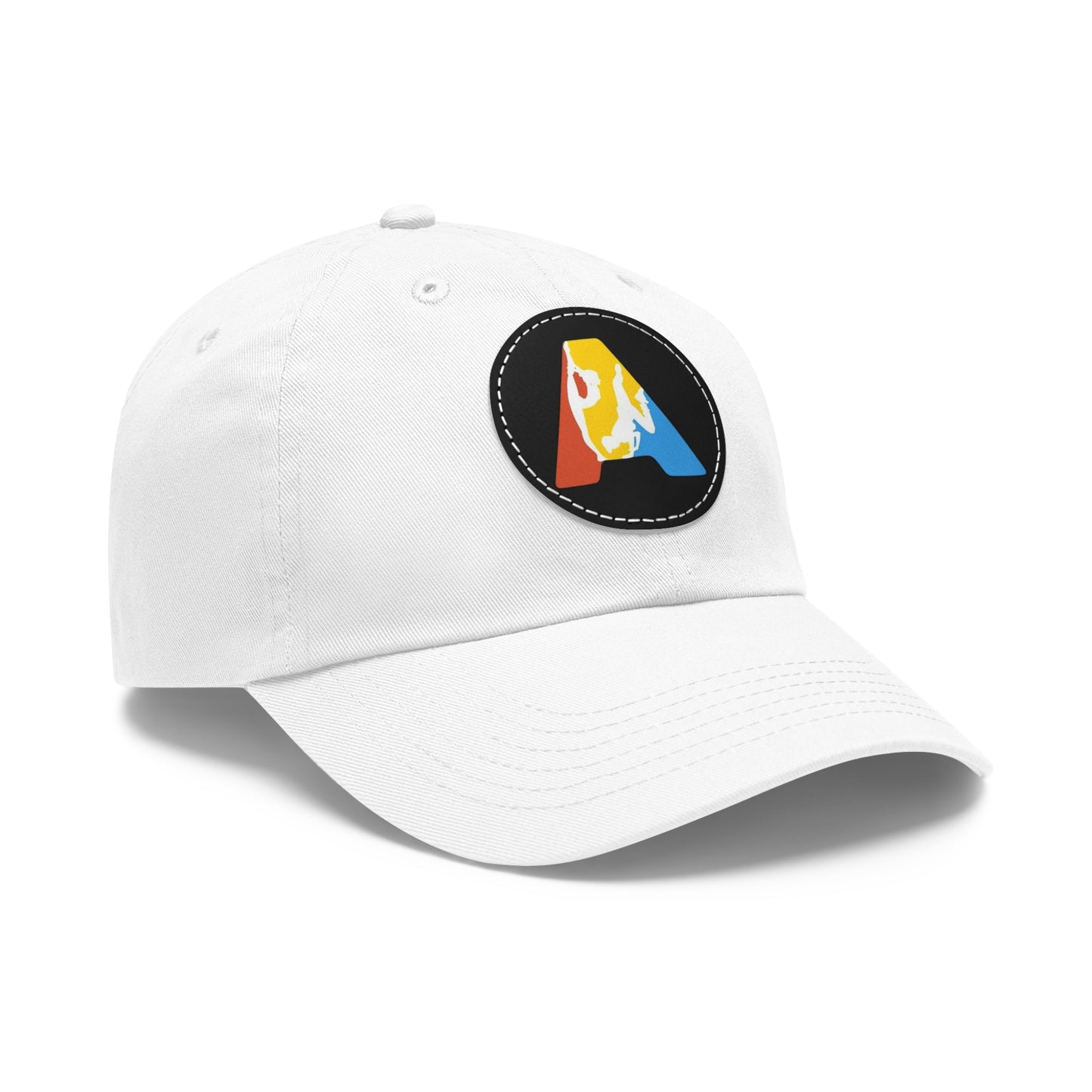 Mom&Dad Hat with Leather Patch (Round - logo imprimat) - Academia Campionilor suporter