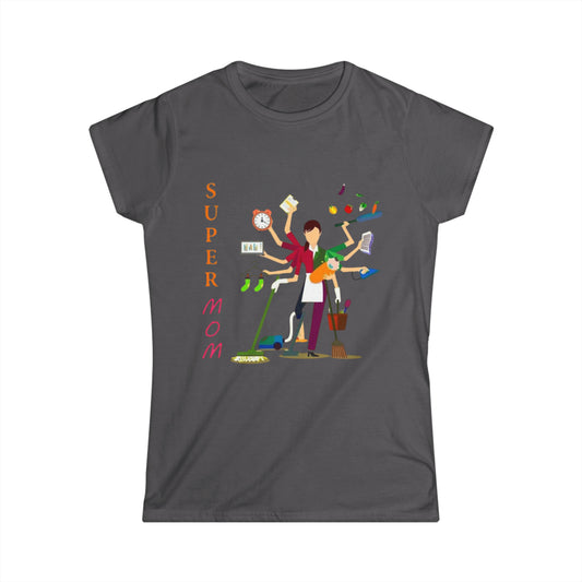 Super Mom - Women's Softstyle Tee