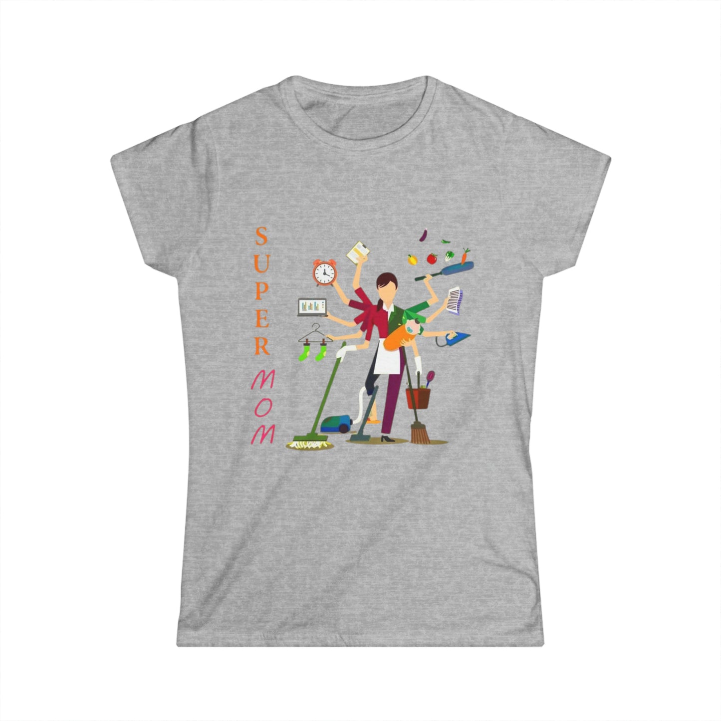 Super Mom - Women's Softstyle Tee