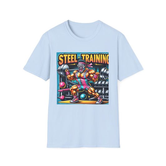 Steel Training T-Shirt/Gym Fitness&Aerobic/Steel Workouts (A0005-ST)