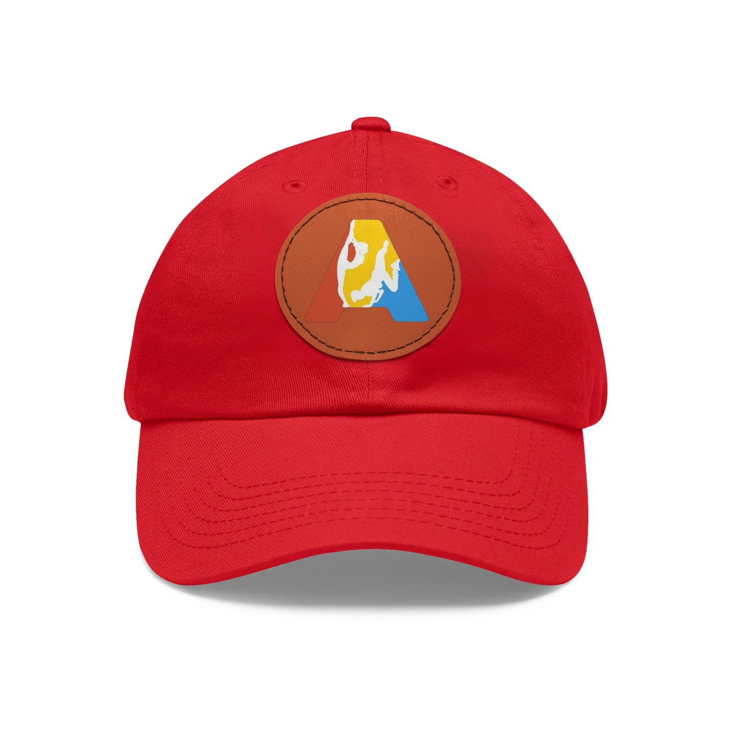 Mom&Dad Hat with Leather Patch (Round - logo imprimat) - Academia Campionilor suporter