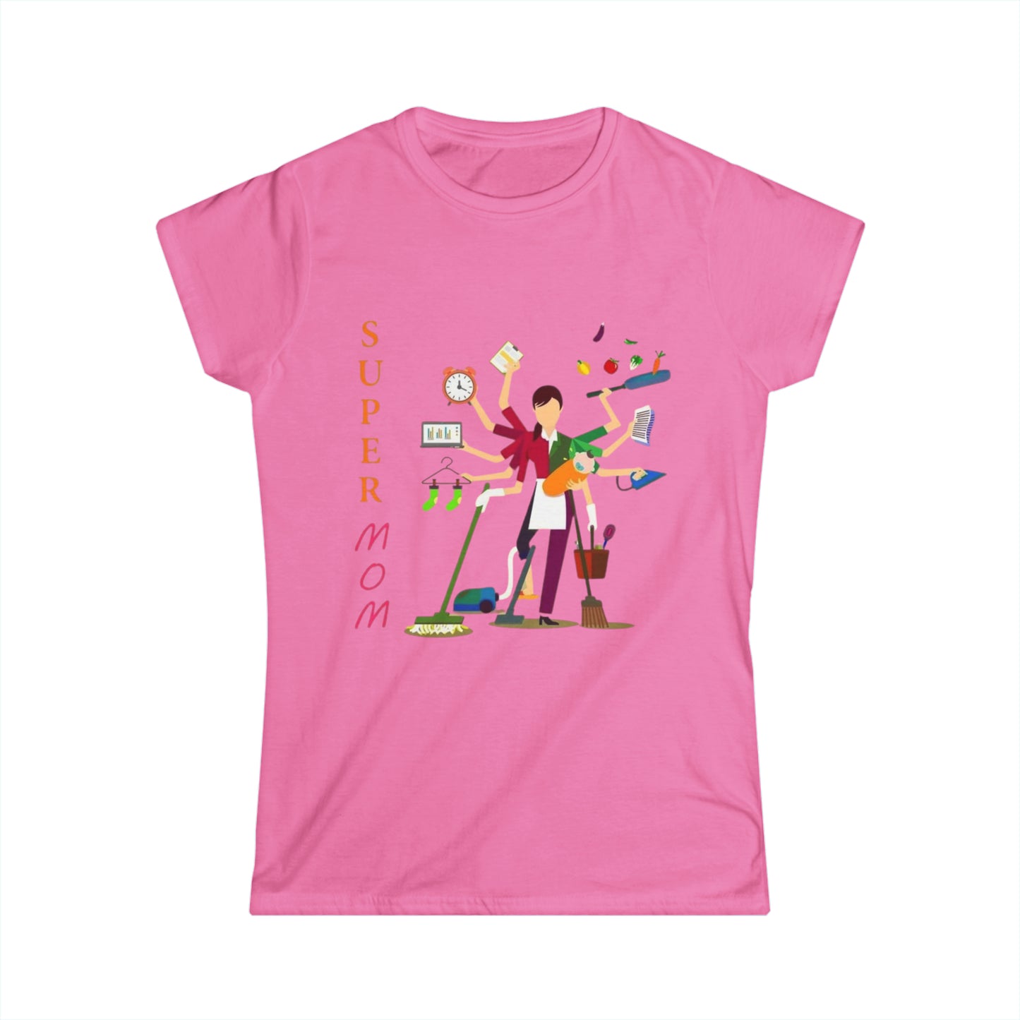 Super Mom - Women's Softstyle Tee