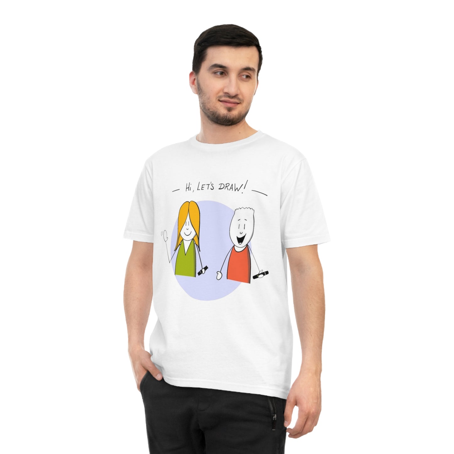 'Lets Draw' Unisex Classic Jersey T-shirt