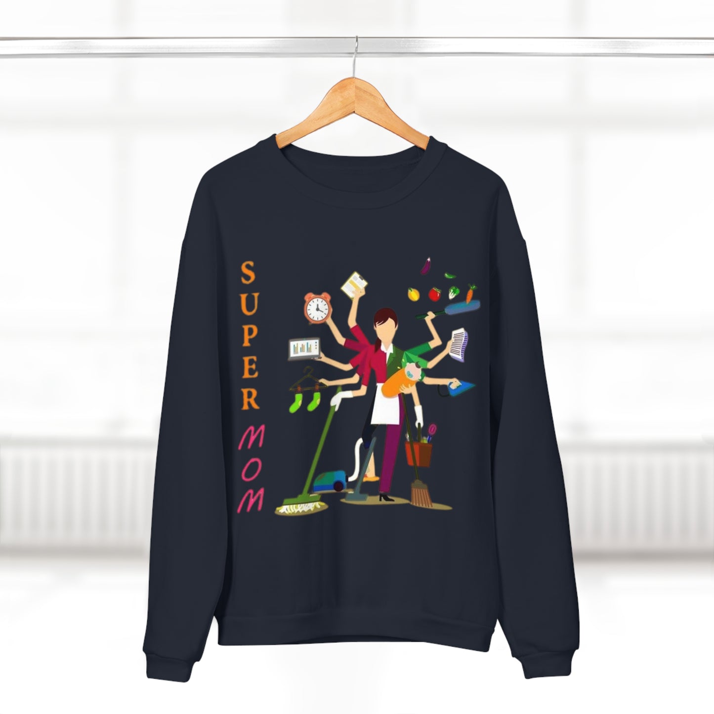 Super MoM - Unisex Crew Neck Sweatshirt (EU)