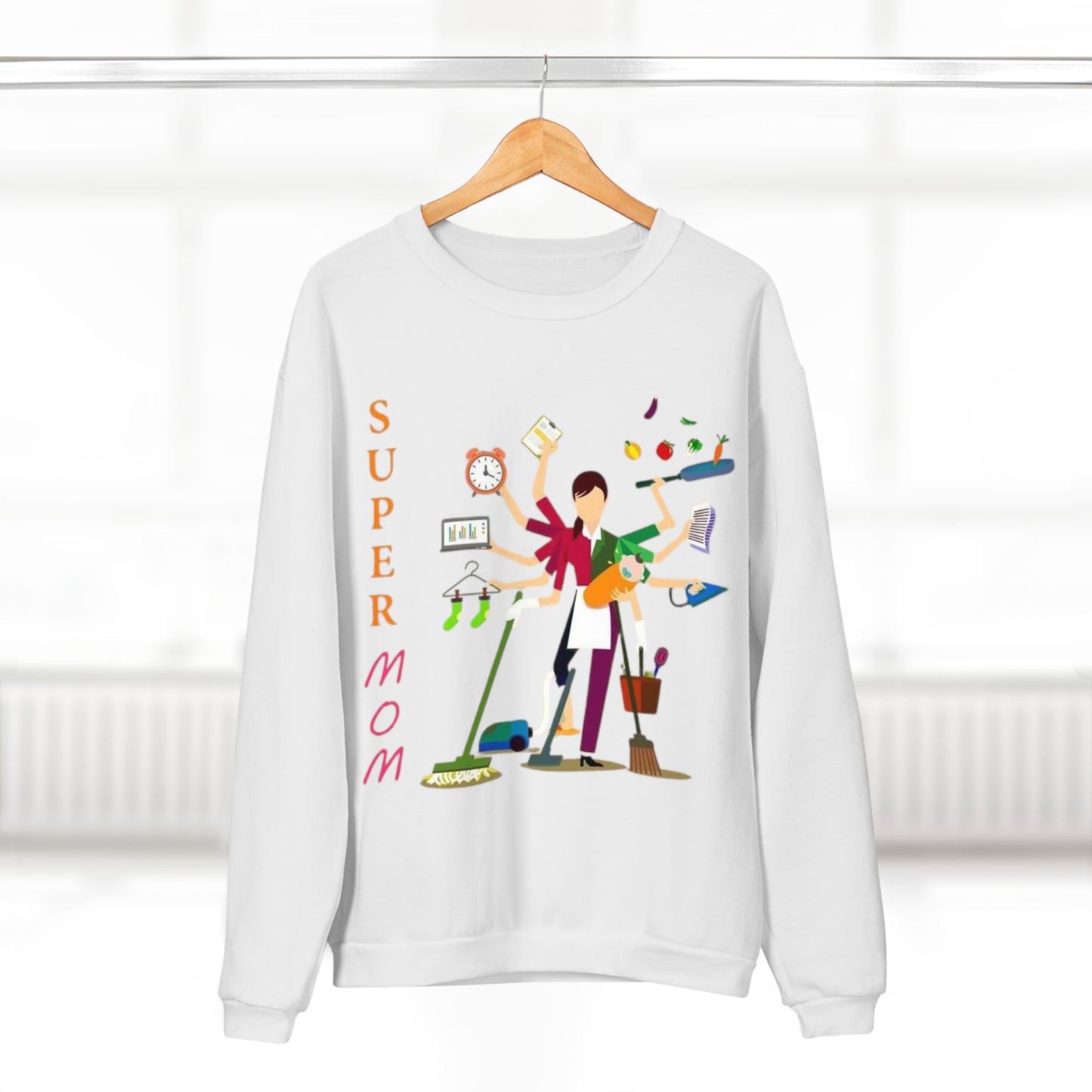 Super MoM - Unisex Crew Neck Sweatshirt (EU)