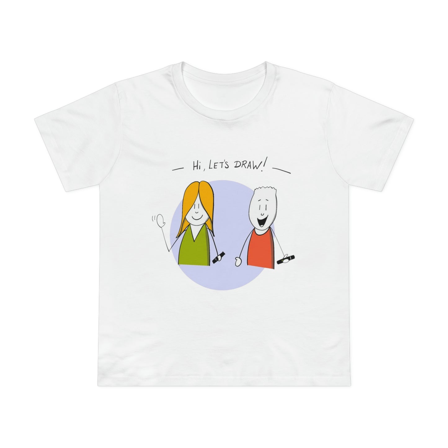 Let's Draw - Women’s Tee (LT-001 for AU, NZ market)