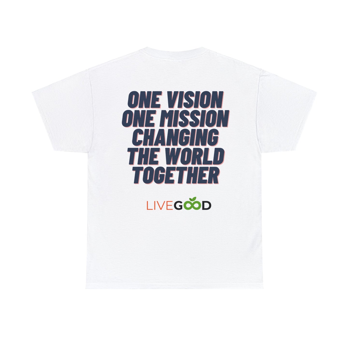 Unisex White T-Shirt Livegood