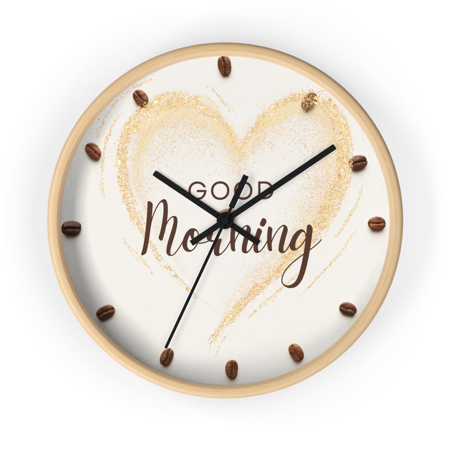 Love&Coffee Wall Clock/Coffee addicted/In Love Forever