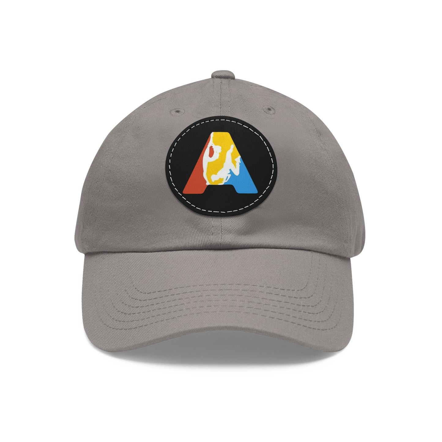 Mom&Dad Hat with Leather Patch (Round - logo imprimat) - Academia Campionilor suporter