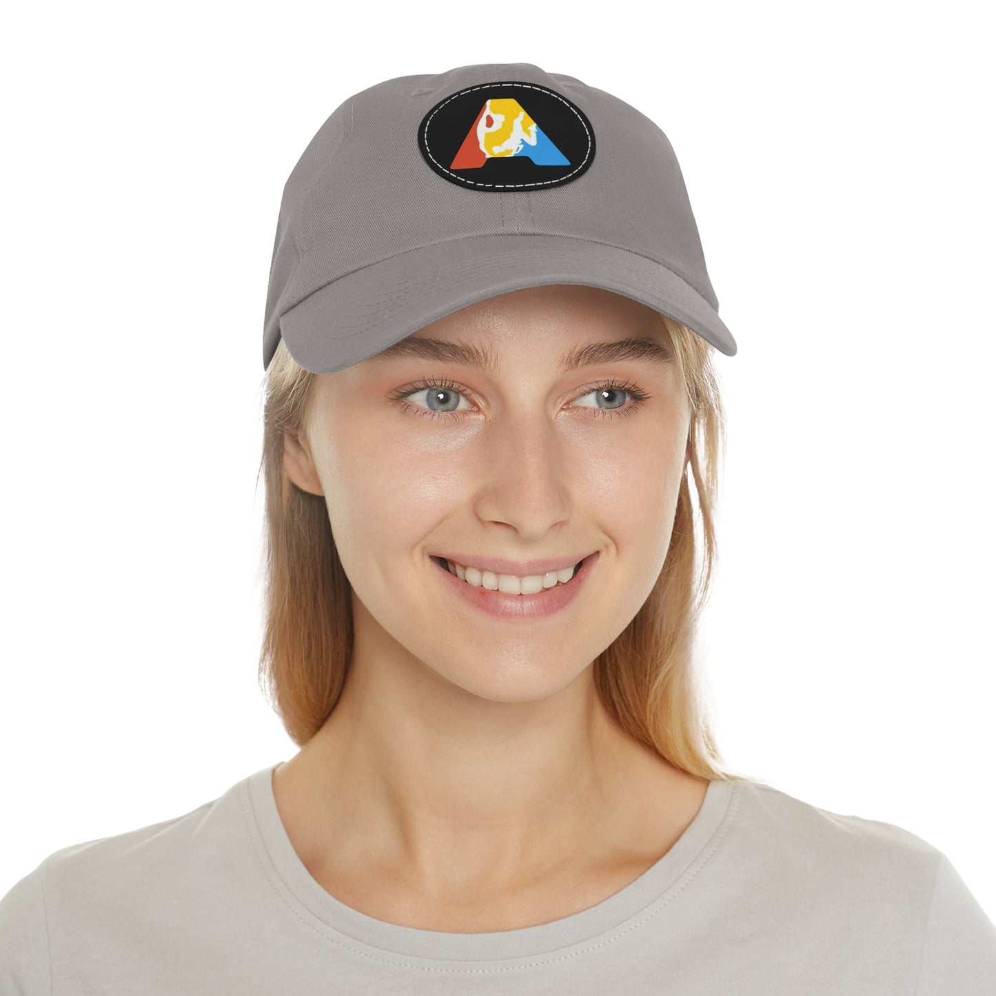 Mom&Dad Hat with Leather Patch (Round - logo imprimat) - Academia Campionilor suporter