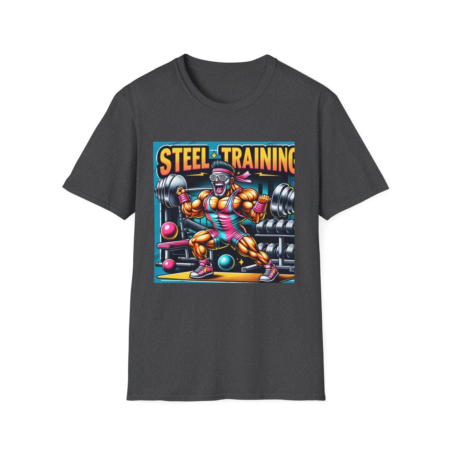 Steel Training T-Shirt/Gym Fitness&Aerobic/Steel Workouts (A0005-ST)