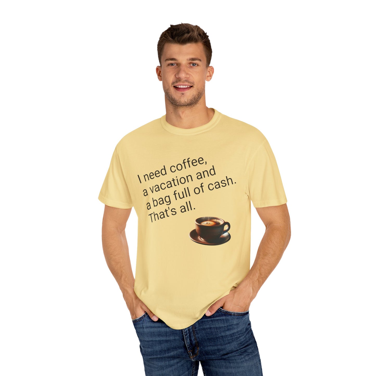 Coffee Lover Unisex Garment-Dyed T-shirt