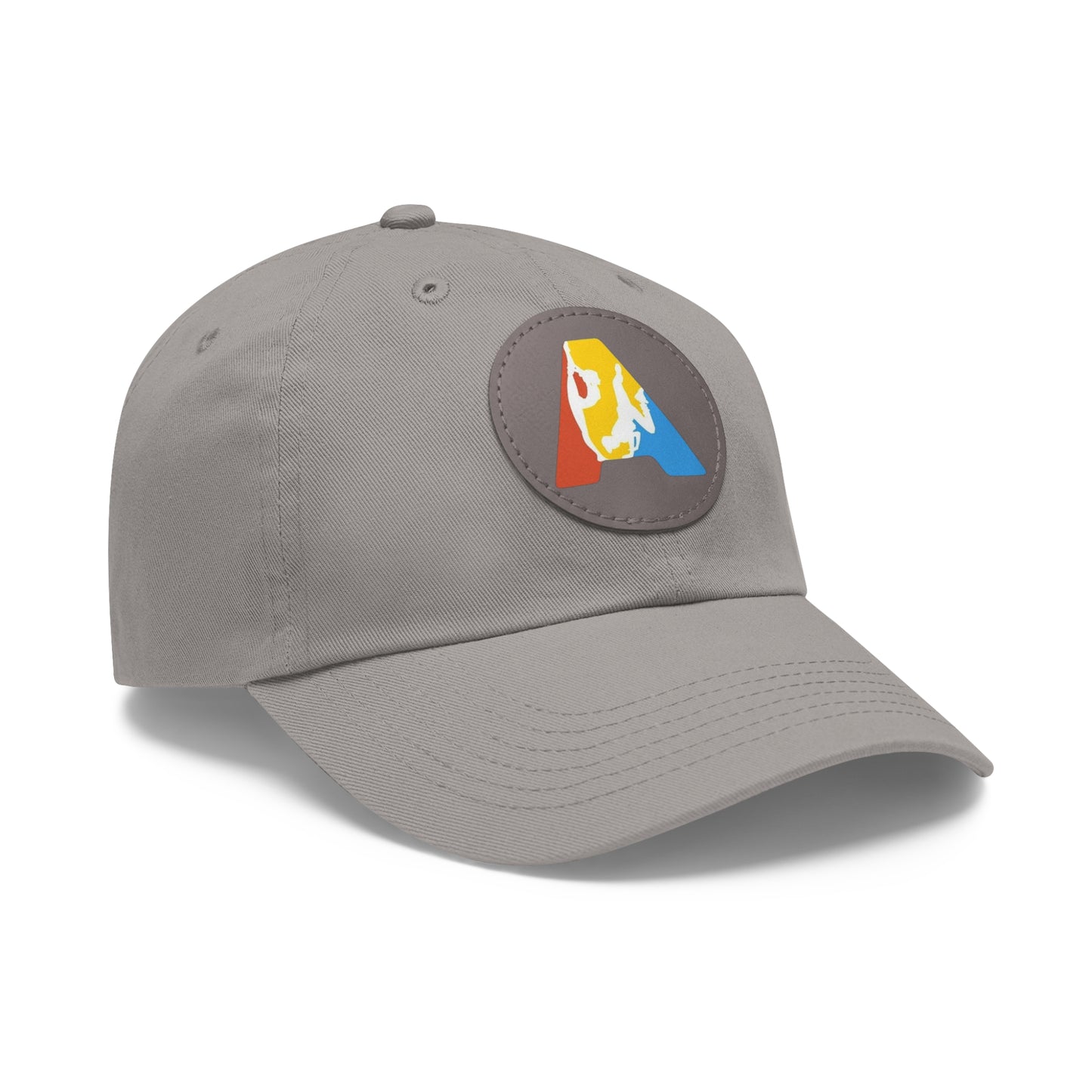 Mom&Dad Hat with Leather Patch (Round - logo imprimat) - Academia Campionilor suporter