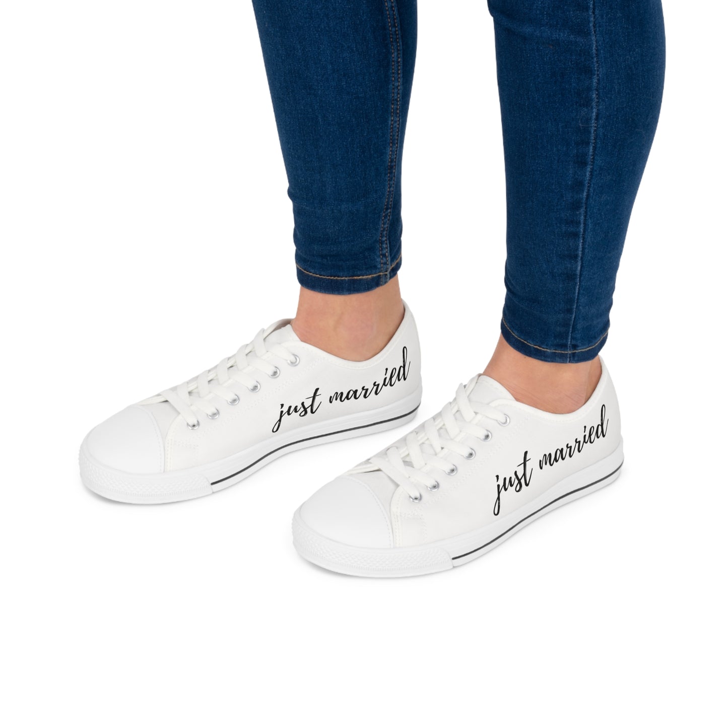 Just Married Women's Low Top Sneakers