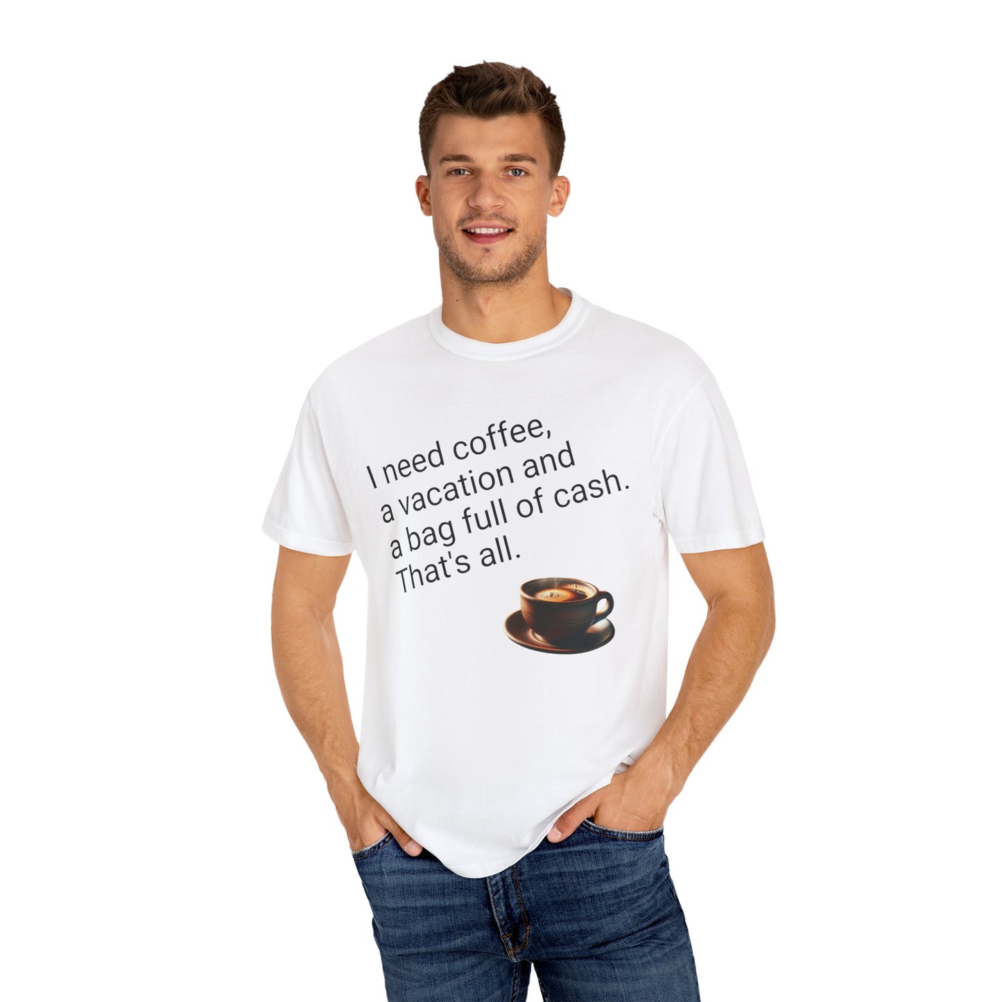 Coffee Lover Unisex Garment-Dyed T-shirt