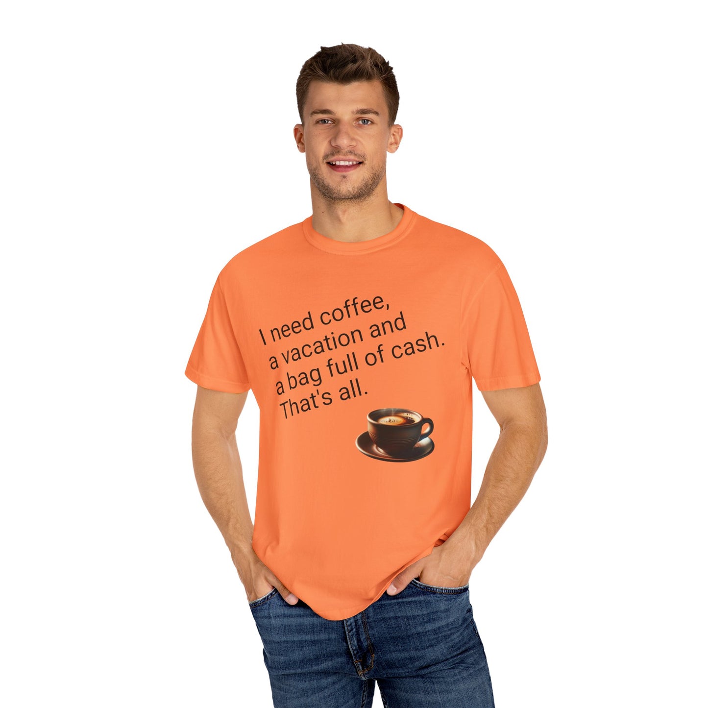 Coffee Lover Unisex Garment-Dyed T-shirt