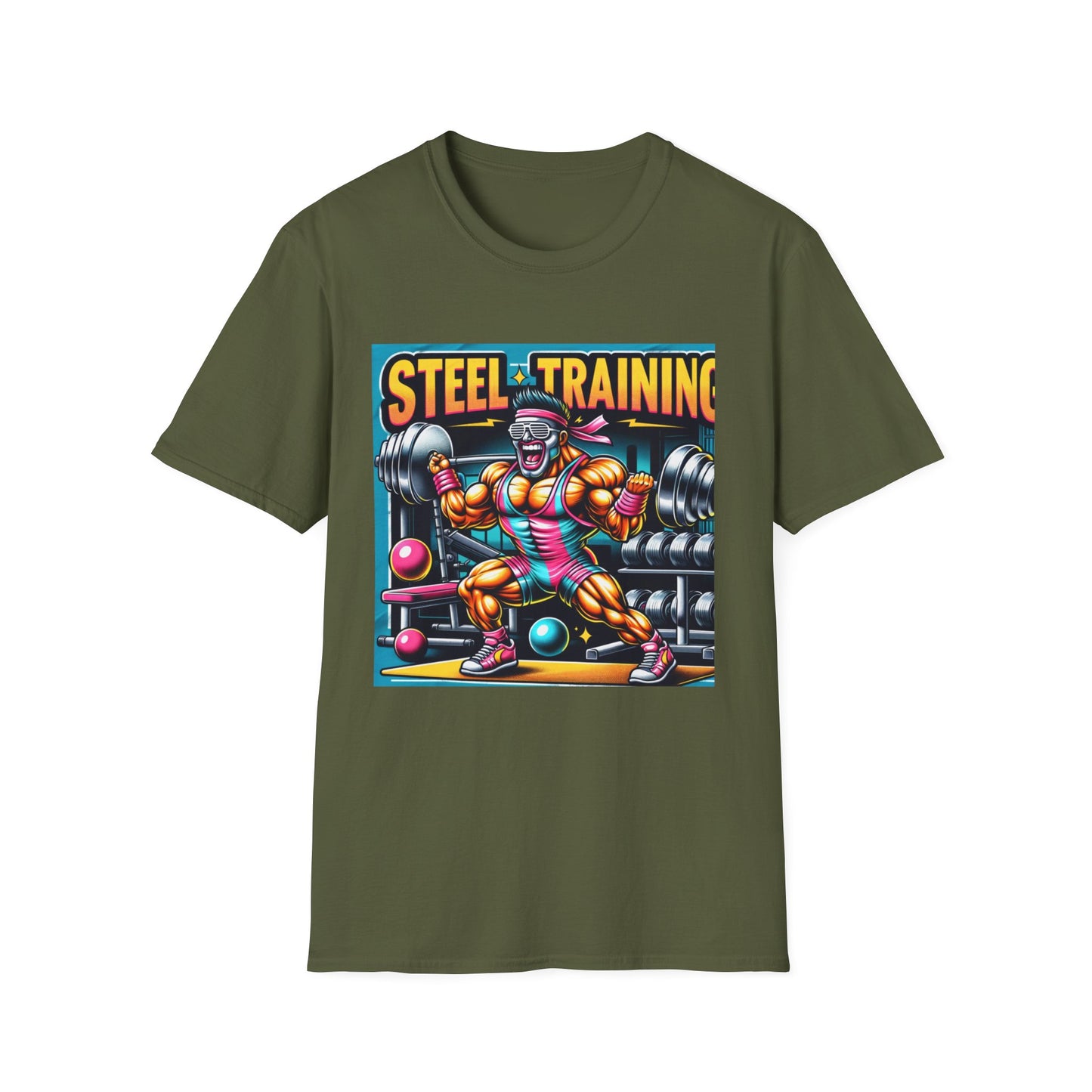 Steel Training T-Shirt/Gym Fitness&Aerobic/Steel Workouts (A0005-ST)