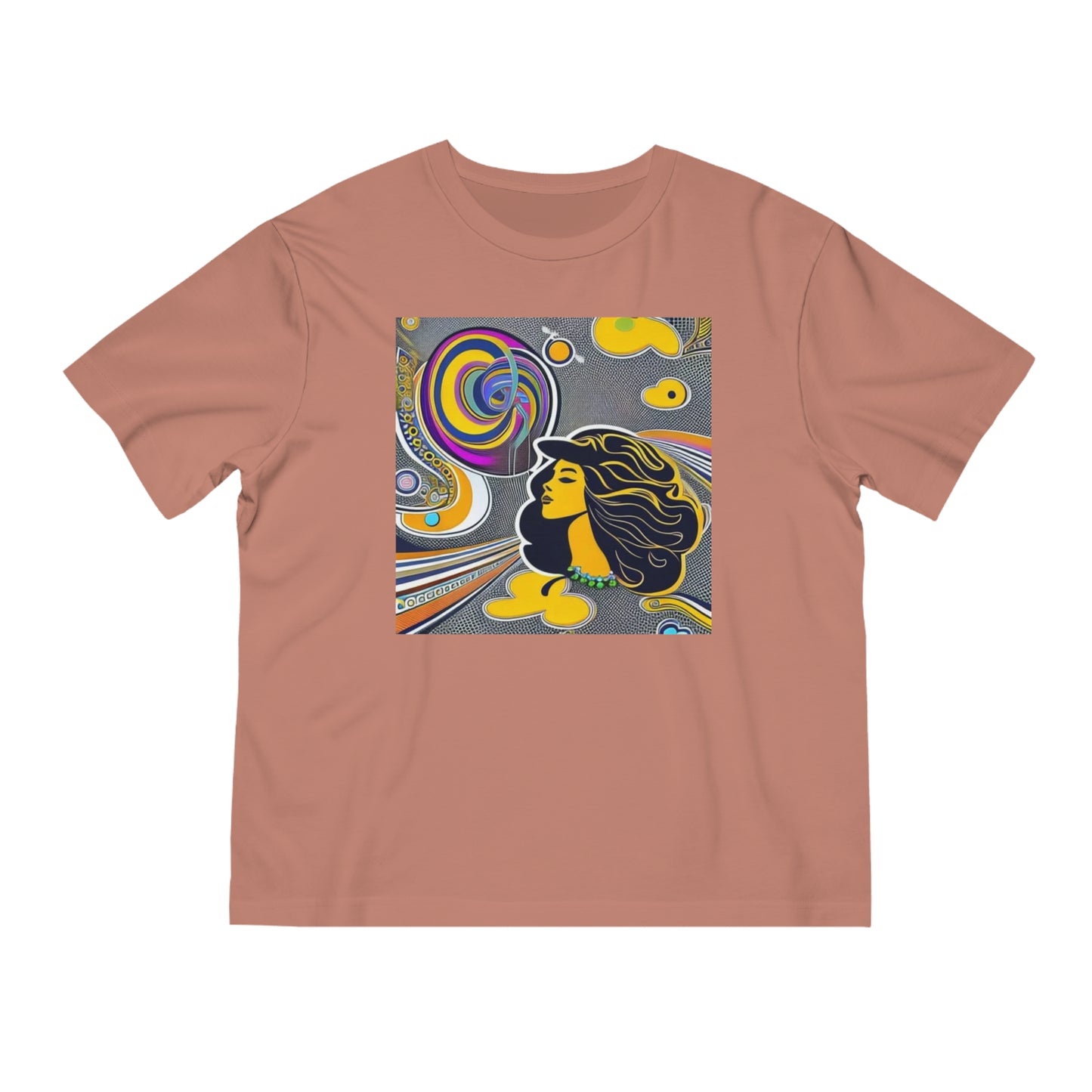 Woman colour spot - Unisex Fuser T-shirt