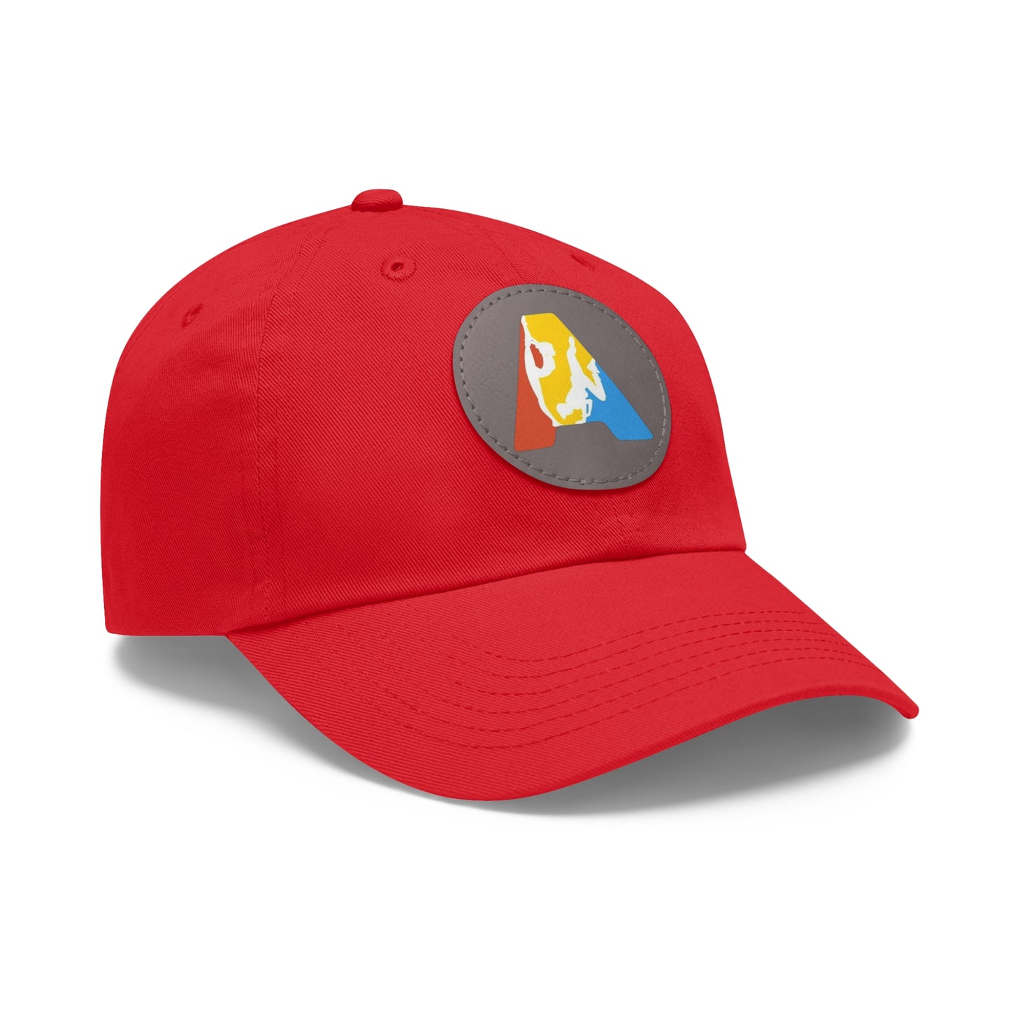 Mom&Dad Hat with Leather Patch (Round - logo imprimat) - Academia Campionilor suporter