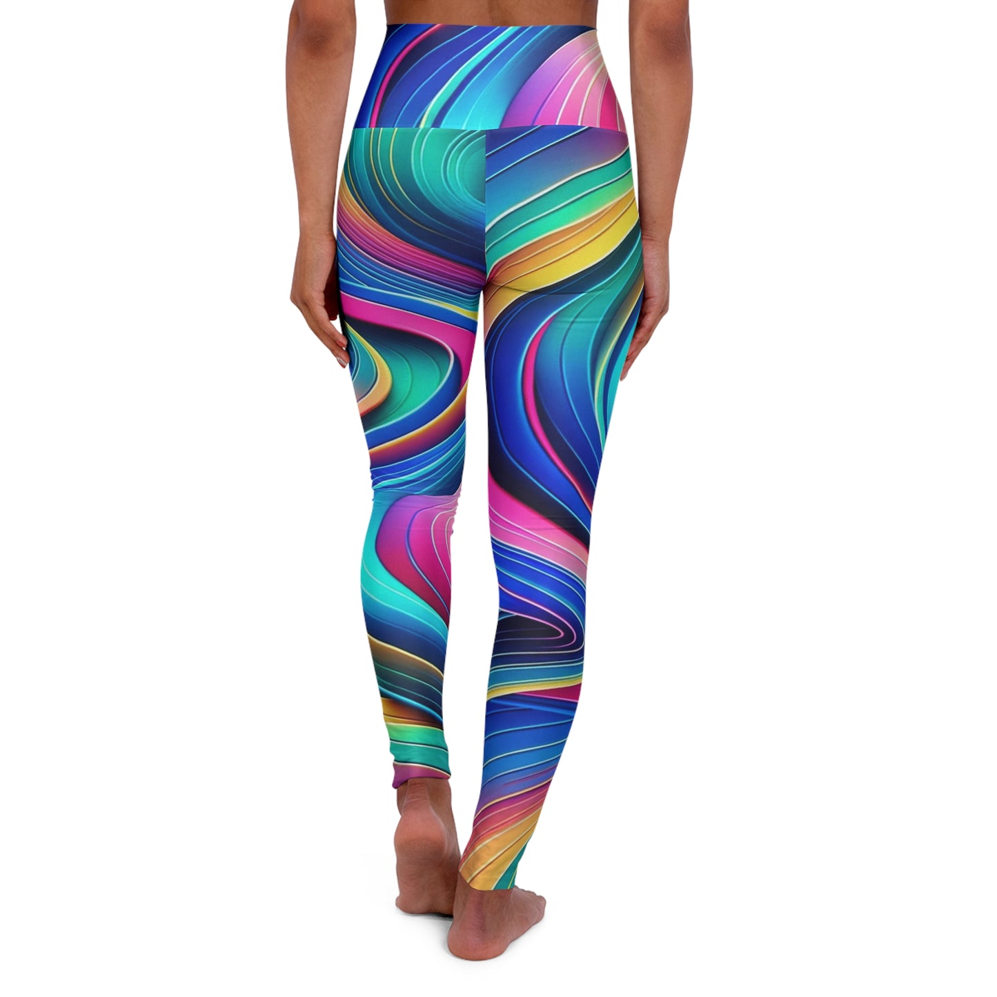 Curves High Waisted Fitness Leggings (A0003-L)