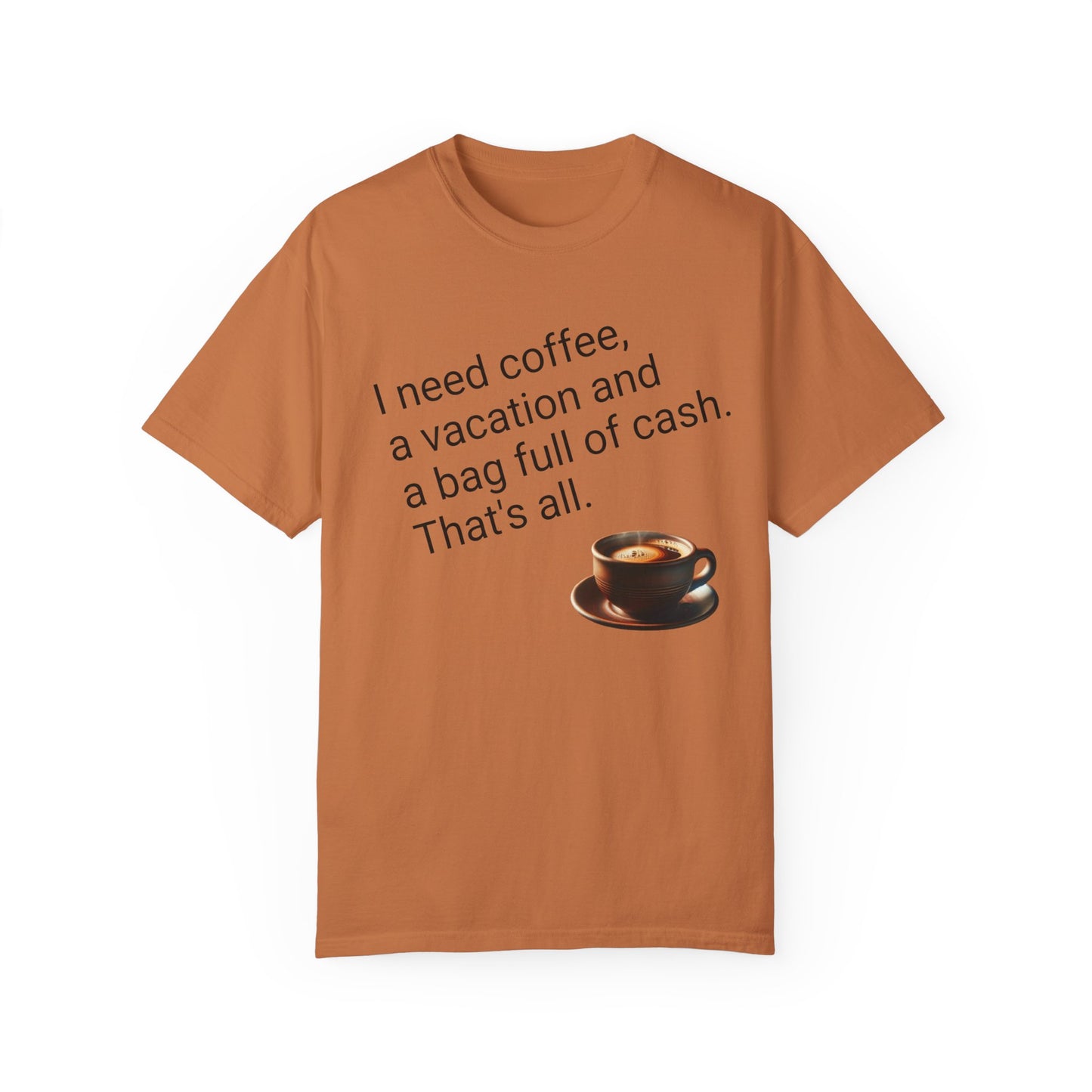 Coffee Lover Unisex Garment-Dyed T-shirt