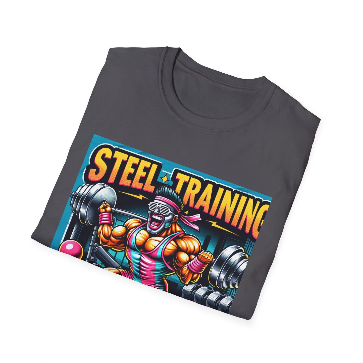 Steel Training T-Shirt/Gym Fitness&Aerobic/Steel Workouts (A0005-ST)