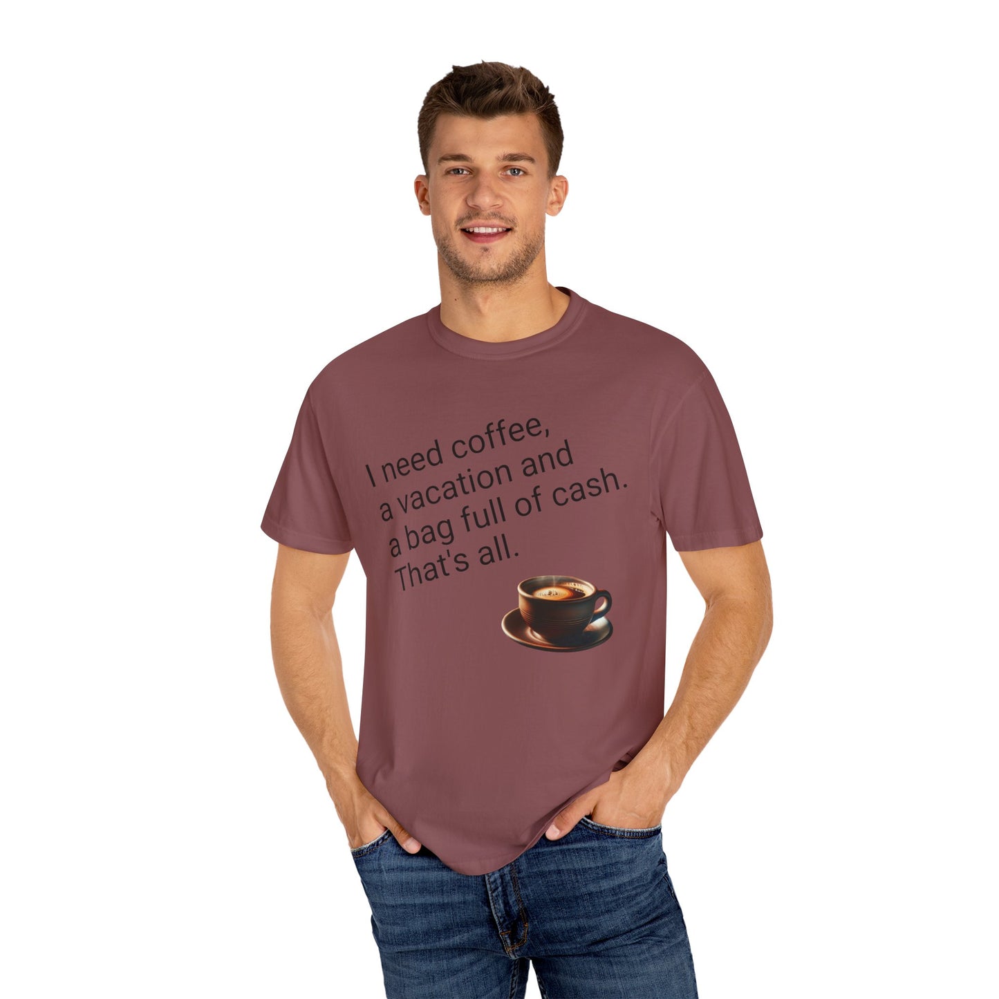 Coffee Lover Unisex Garment-Dyed T-shirt